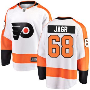 Herren Philadelphia Flyers Eishockey Trikot Jaromir Jagr #68 Breakaway Weiß Fanatics Branded Auswärts